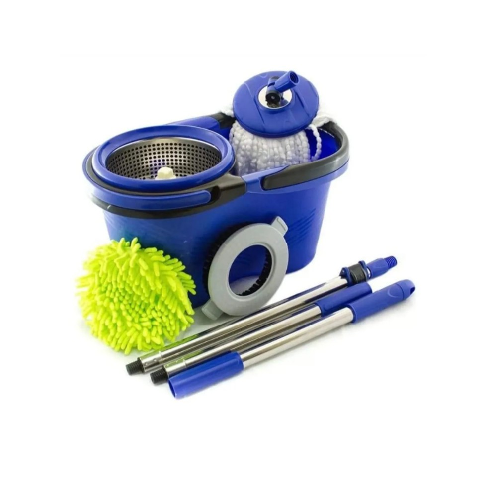 Balde Perfect Mop Pro 360 Inox C/3 Refis