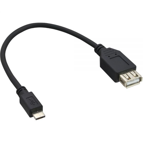 Cabo Adaptador Otg Micro Usb V8 Para Pendrive Celular