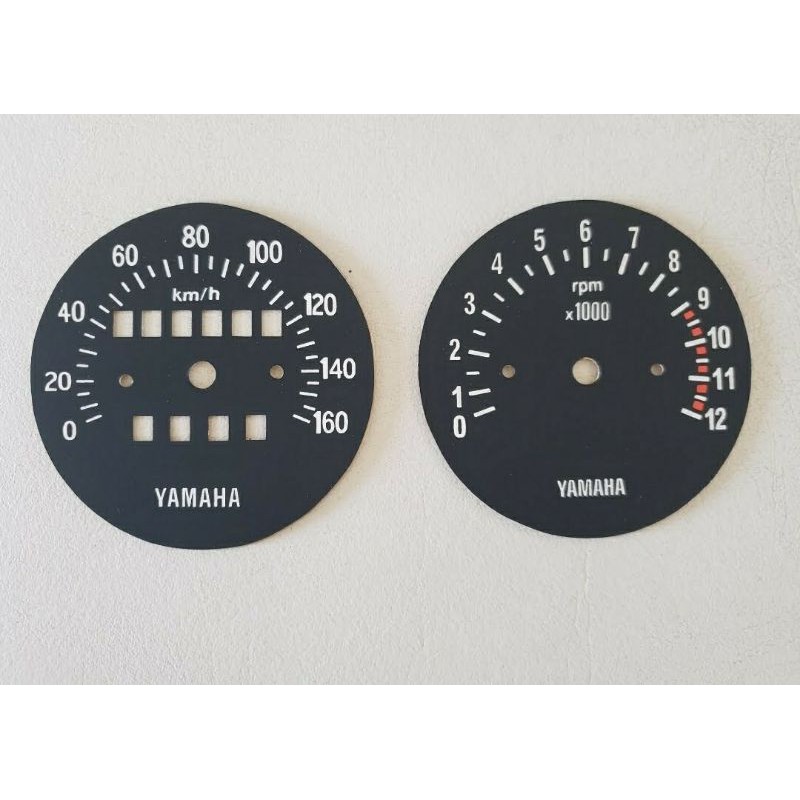 Jogo de Mostrador Yamaha Rd 135 85 a 91 Meia Lua Modelo Original