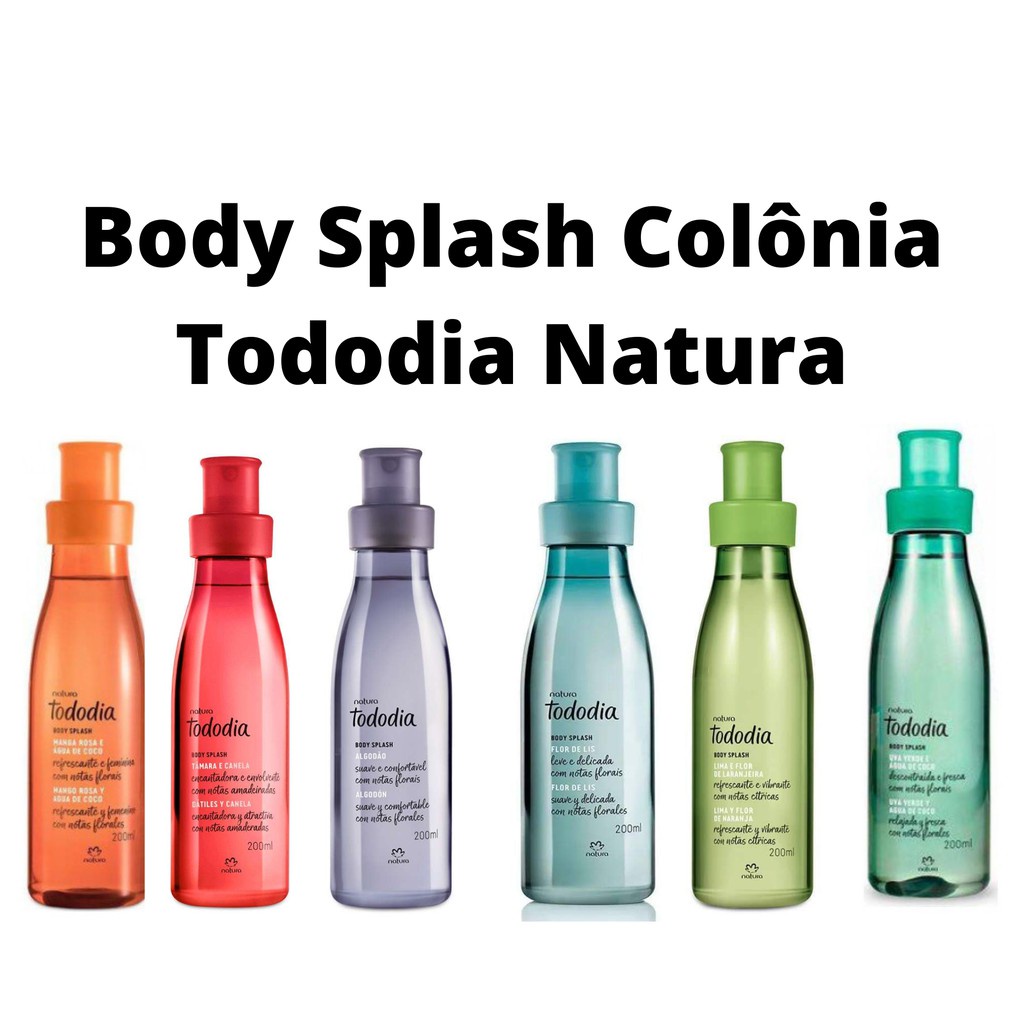 Body Splash Natura Tododia 200ml Original | Shopee Brasil