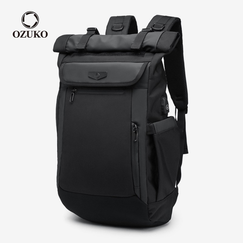 Mochila Masculina À Prova D'água Para Laptop/Viagem OZUKO