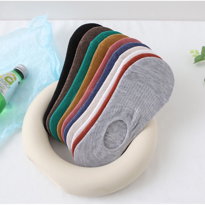 Kit 2 Meia Invisível Sapatilha Algodão Feminina Masculina Unissex