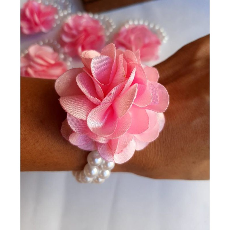 corsage pulseira em perola