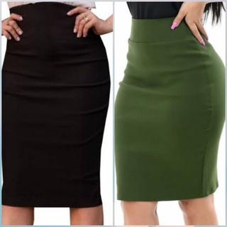 Saia Grande Moda Evangélica Saia Midi Evangelica Saia Social Casual