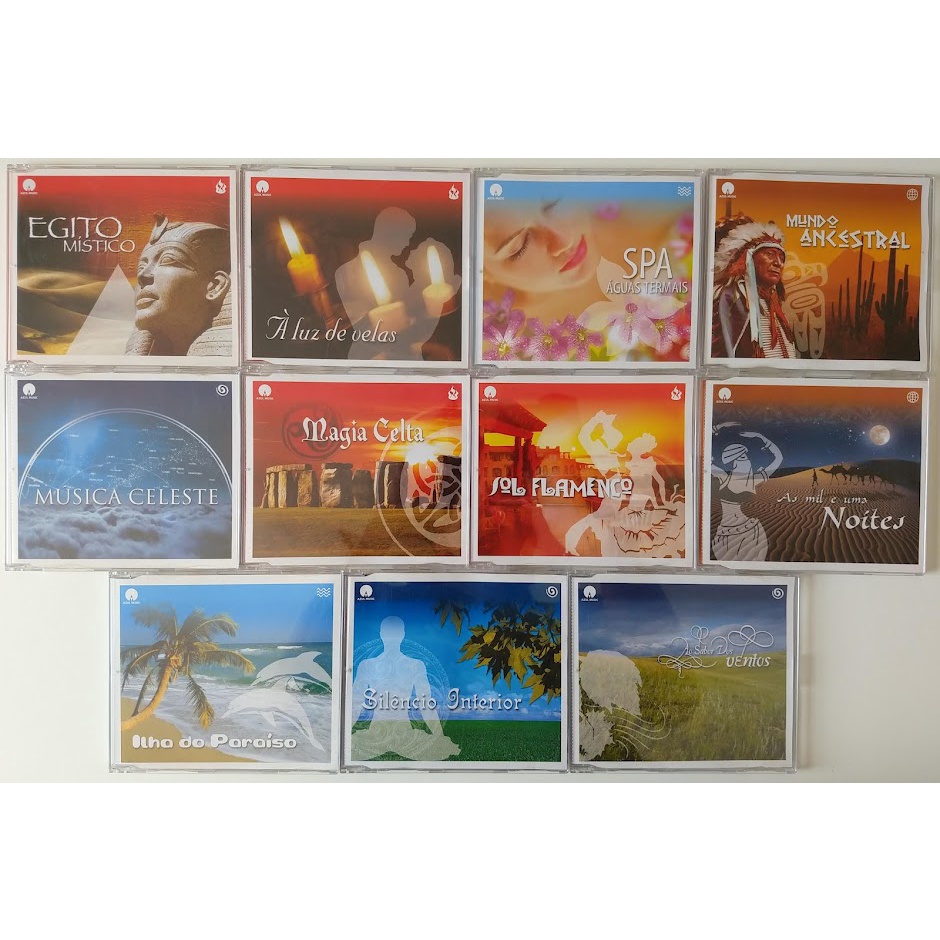 Coleção Cds Caras Zen Azul Music New Age 11 Cds Excelente