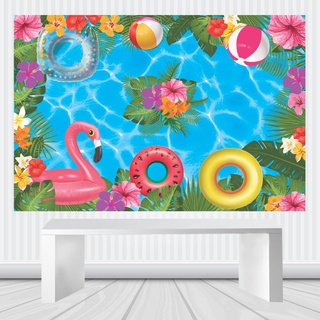 Painel FESTA na piscina Flamingo 1,5 X 1,0 Pool Party