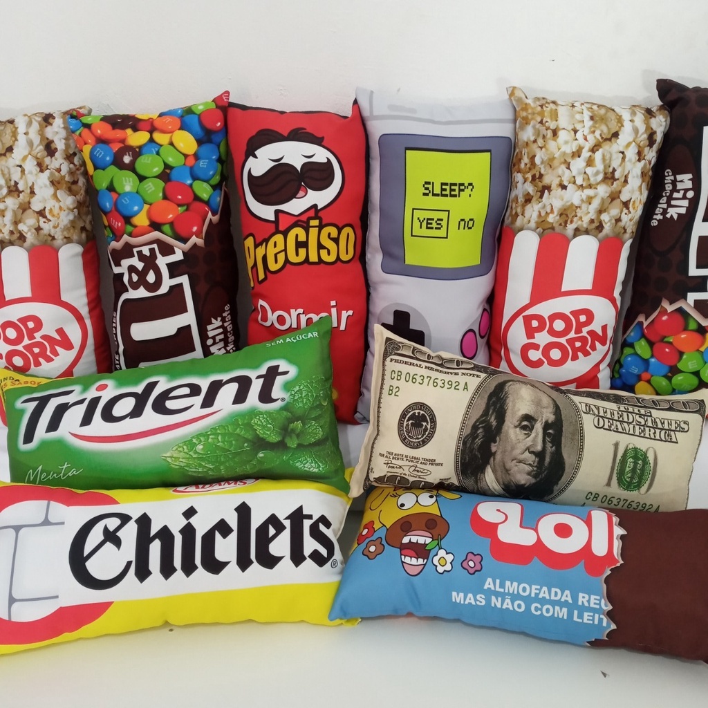 Almofada Decoração Divertida -  20x40cm