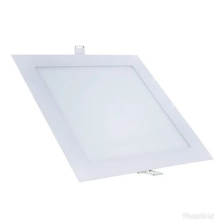 Luminaria Painel Plafon Led 18w De Embutir Quadrado 22x22cm  Branco Frio Bivolt 110-220