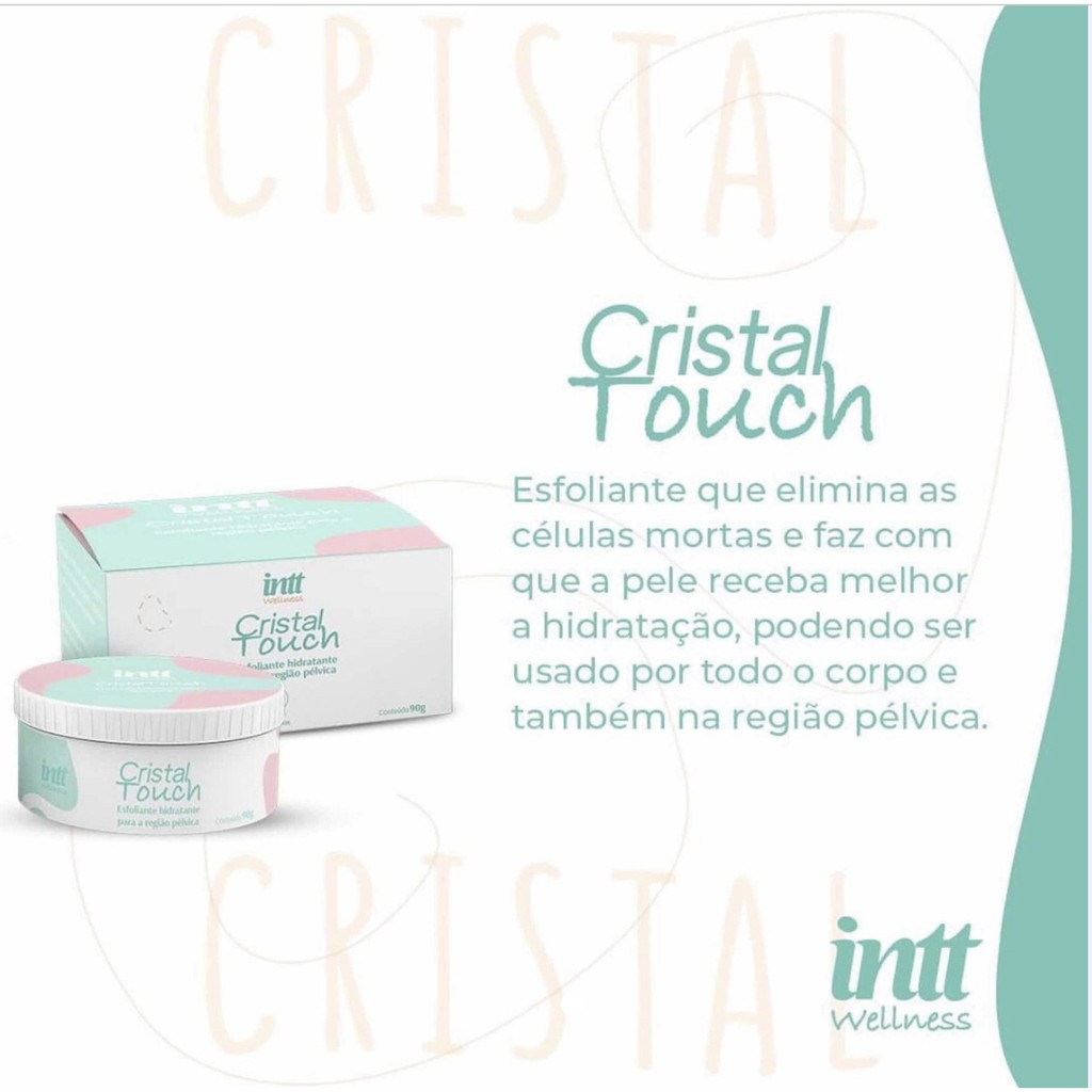 Esfoliante Hidratante Para Região Pélvica Cristal Touch 90g Intt | Shopee Brasil