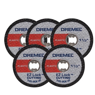 Kit Discos de Corte Com 5 Peças Para Plástico Ez476 Dremel