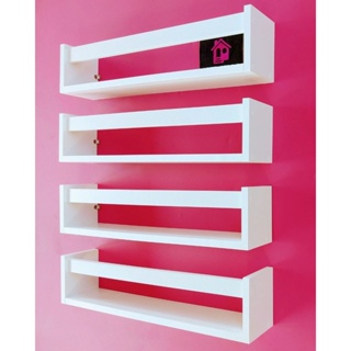 Kit 4 Prateleiras De Organizar Livro Bonecos Nicho Bebê 40cm em Oferta na Shopee