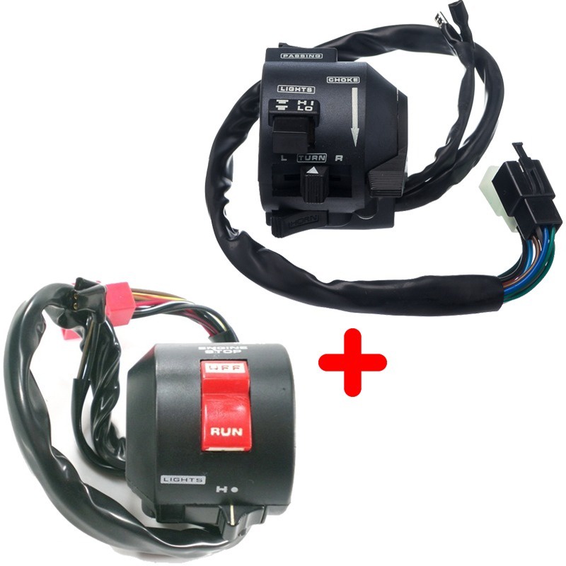 Kit Chave Punho Luz + Punho De Partida Honda Cbx 200 Strada em Oferta na Shopee