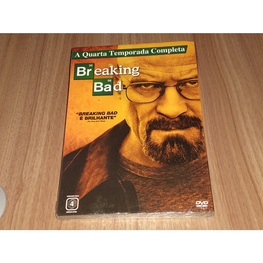 Box DVD Lacrado Breaking Bad 4 Quarta Temporada Completa | 4 Discos