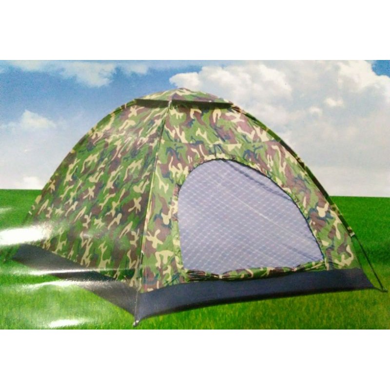 Barraca para 4 pessoas camuflada exército militar camping praia rave ...