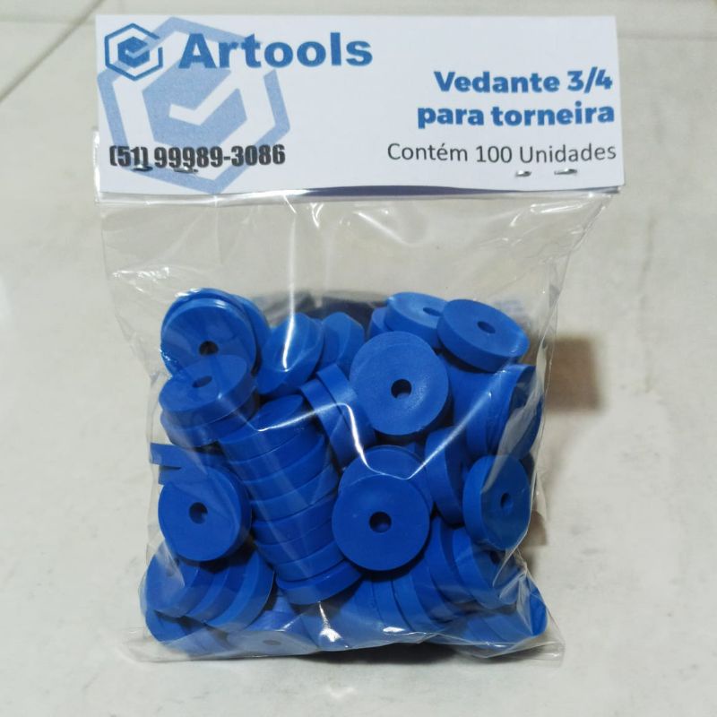 kit de 100 Vedante 3/4 para torneira e registro.