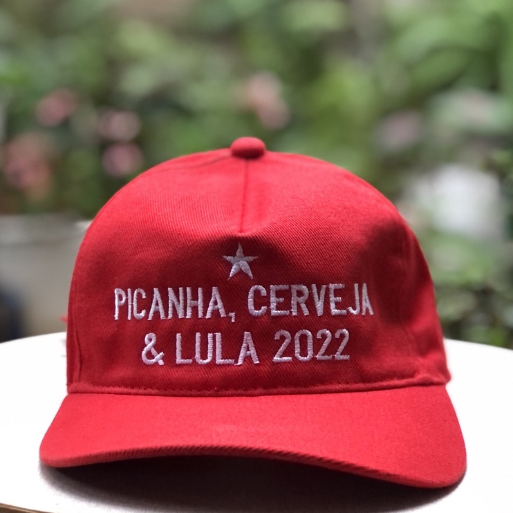 boné “picanha, cerveja & Lula 2022”