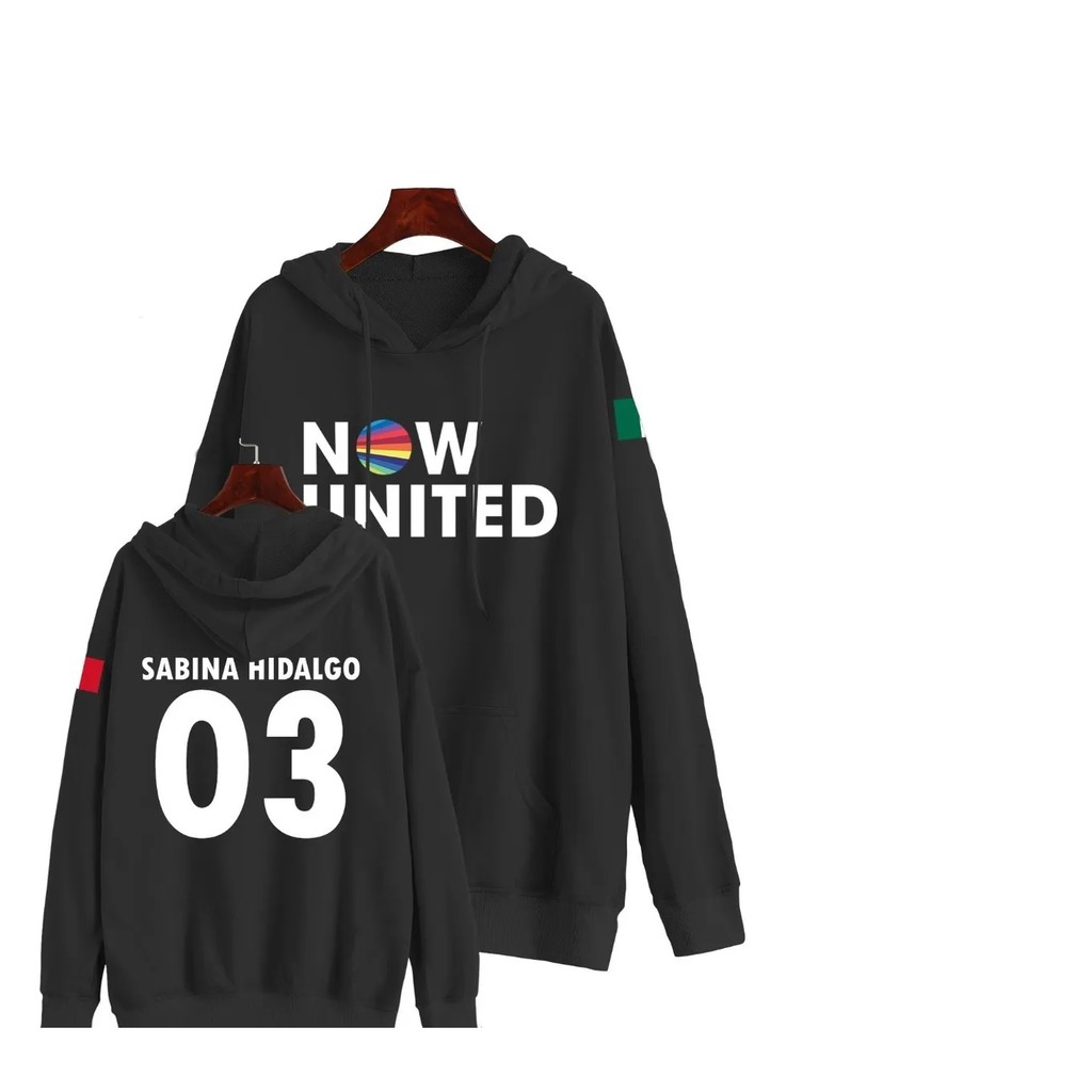 Moletom Now United Integrante Sabina Hidalgo 03 Mexico Musica Casaco Agasalho Blusa de Frio