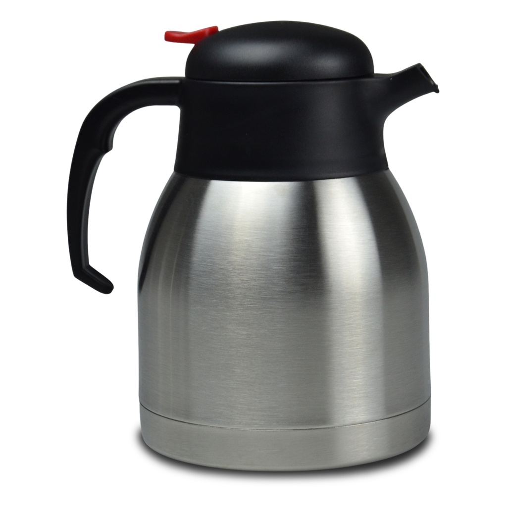 Bule De Inox com Gatilho 1,2L Litros E Alça Anatomica Mor Para Café Da Manhã E Chá em Oferta na Shopee