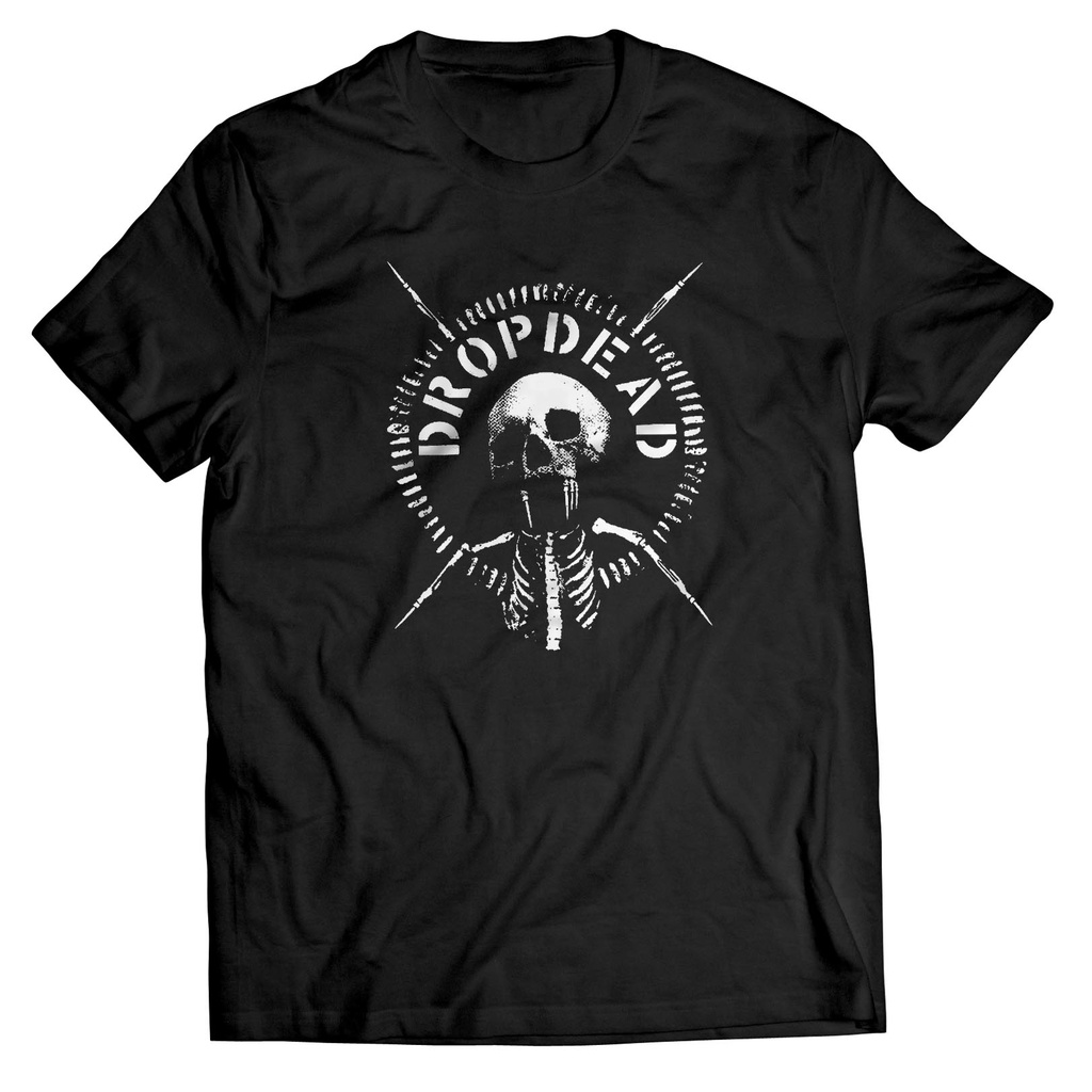 Camiseta - Dropdead - Skull - Banda Hard Core Grind Crust