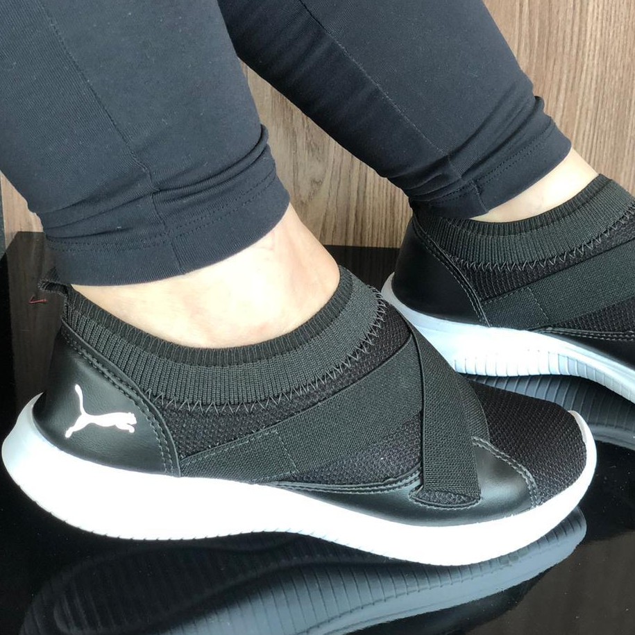 T nis Meia Puma Preto Promo o Imperd vel BeeCost