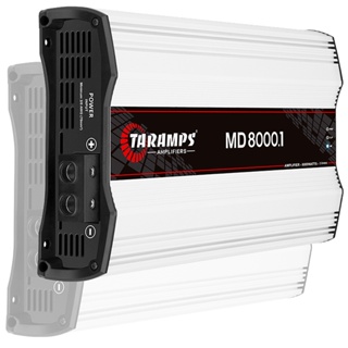 Módulo Amplificador Taramps MD 8000 1 / 1 Canal 8000 Watts RMS 2 Ohms em Oferta na Shopee