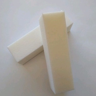 Lixa bloco branco.