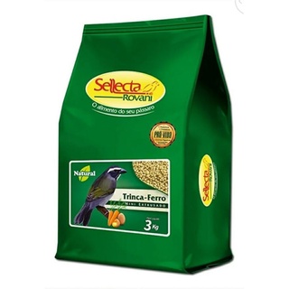 Ração Extrusada Sellecta Trinca-ferro Natural 3kg