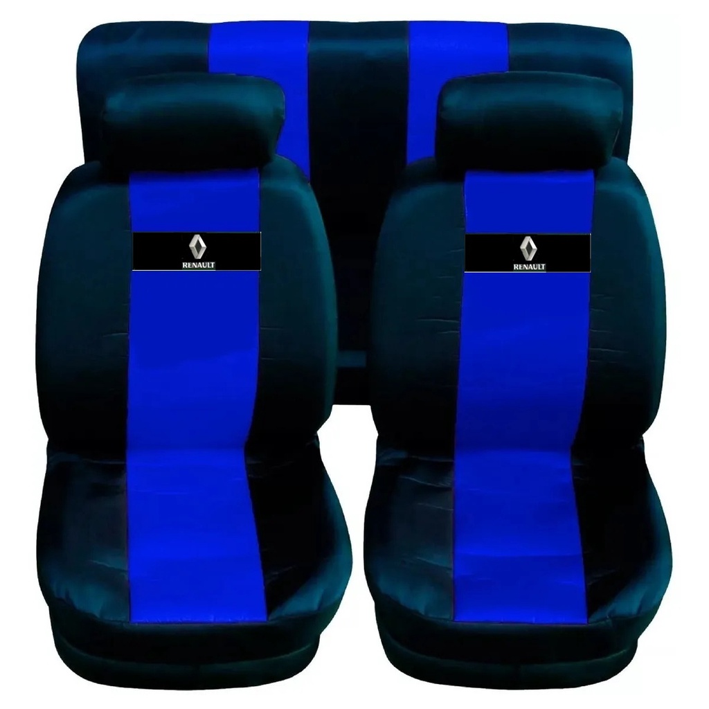 Capa Banco Carro Tecido Automotivo Renalt Logan Fluence Sandero Duster Tecido/ Nylon-Vermelho,Azul,Amarelo,Verde,Rosa