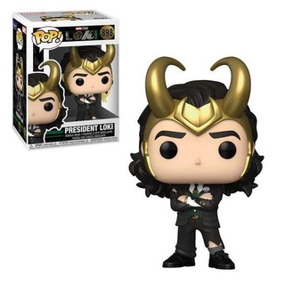 Funko Pop 898 Boneco De Vinil Série Loki Presidente Loki