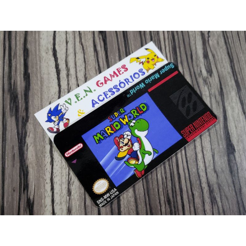 1 LABEL P/ CARTUCHO SUPER NINTENDO A SUA ESCOLHA!!!!
