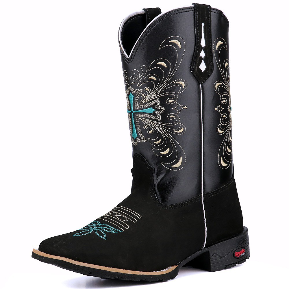 Bota Texana Country Feminina Bico Quadrado Promoçao