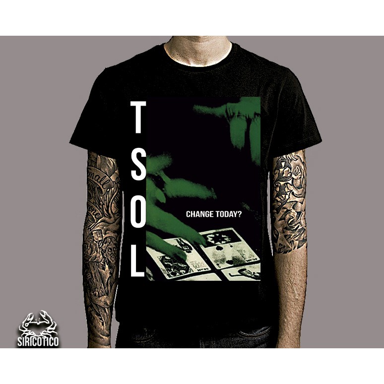 Camiseta TSOL Change Today, Punk, Hardcore.