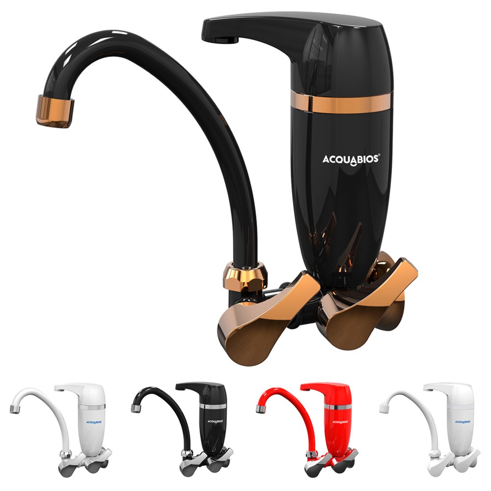 Torneira de Cozinha Com Filtro Purificador de Água Bica Móvel de Parede 1/4 Volta Premium Acquabios em Oferta na Shopee