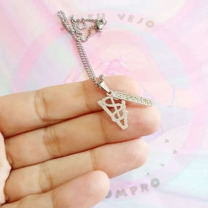 Colar Veterinária aço inox cirúrgico gargantilha corrente feminina pingente formatura profissional profissão presente em Oferta na Shopee