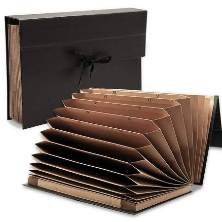 Pasta Sanfonada Ofício e Meio Oficio  Percalux 31 Divisórias A-Z Delucas em Oferta na Shopee