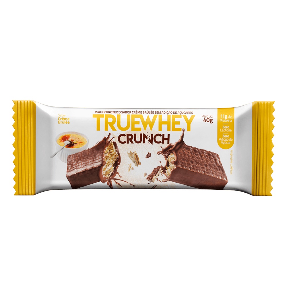True Whey Crunch Crème Brûlé Unidade True Source | Shopee Brasil