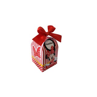 Caixinha Baú Minnie Vermelha Personalizado 10 UNIDADES em Oferta na Shopee