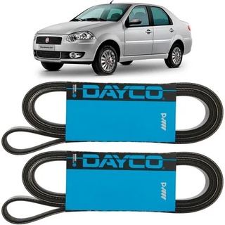 Correia Poly P/ Fiat Palio Uno Siena 1.0 8v Fire De 2001 A 2012 3PK0905 // 3PK905