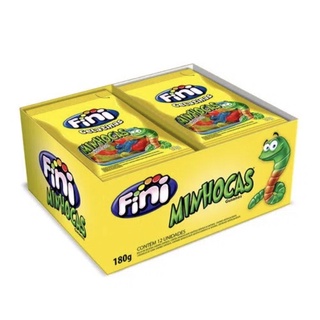 Display Bala Fini Minhoca Doce C/12 unids - Fini