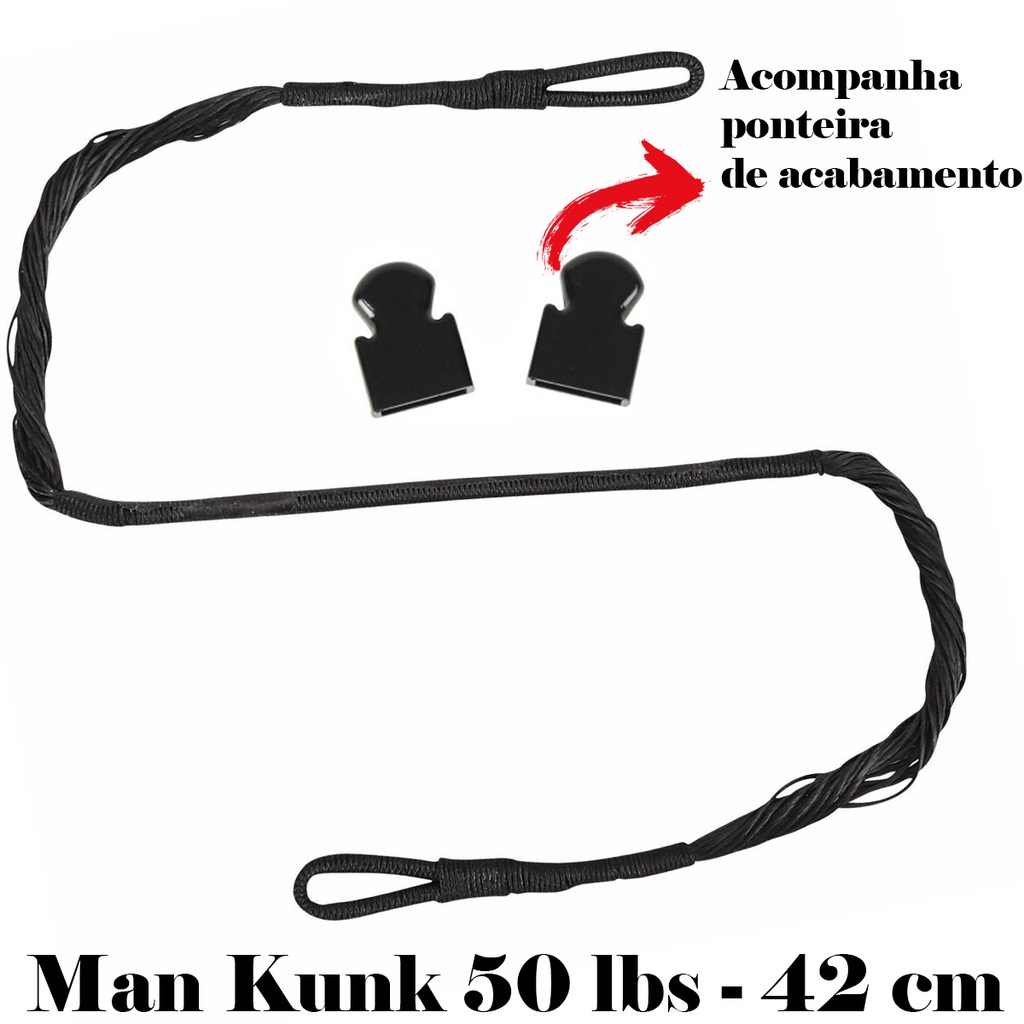 Corda para Besta Balestra Crossbow 50 Libras Man Kung MK-50S