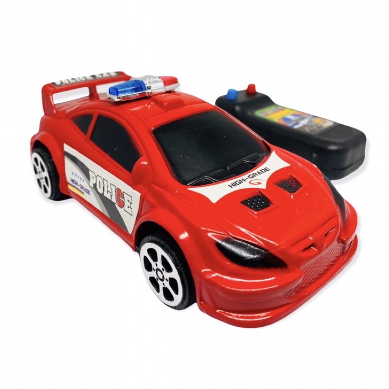 Carrinho De Controle Remoto Carro Policia Sirene 1:24 Carro Brinquedo Infantil Criança em Oferta na Shopee