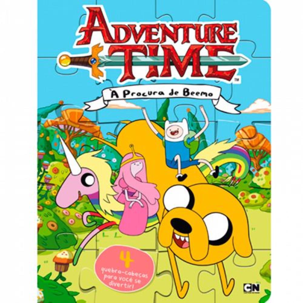 Livro Quebra-Cabeças Adventure Time À Procura de Beemo