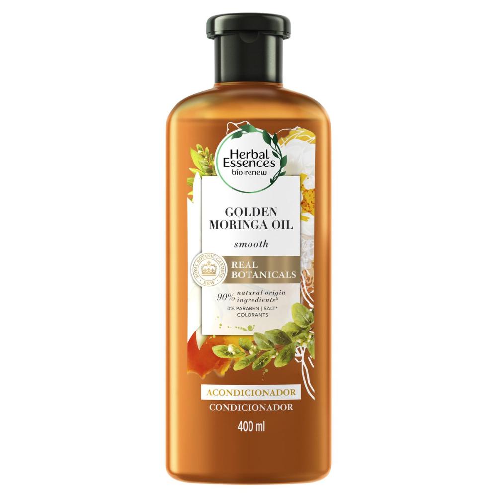 Condicionador Herbal Essences Bio Renew Óleo de Moringa Dourado 400ml em Oferta na Shopee