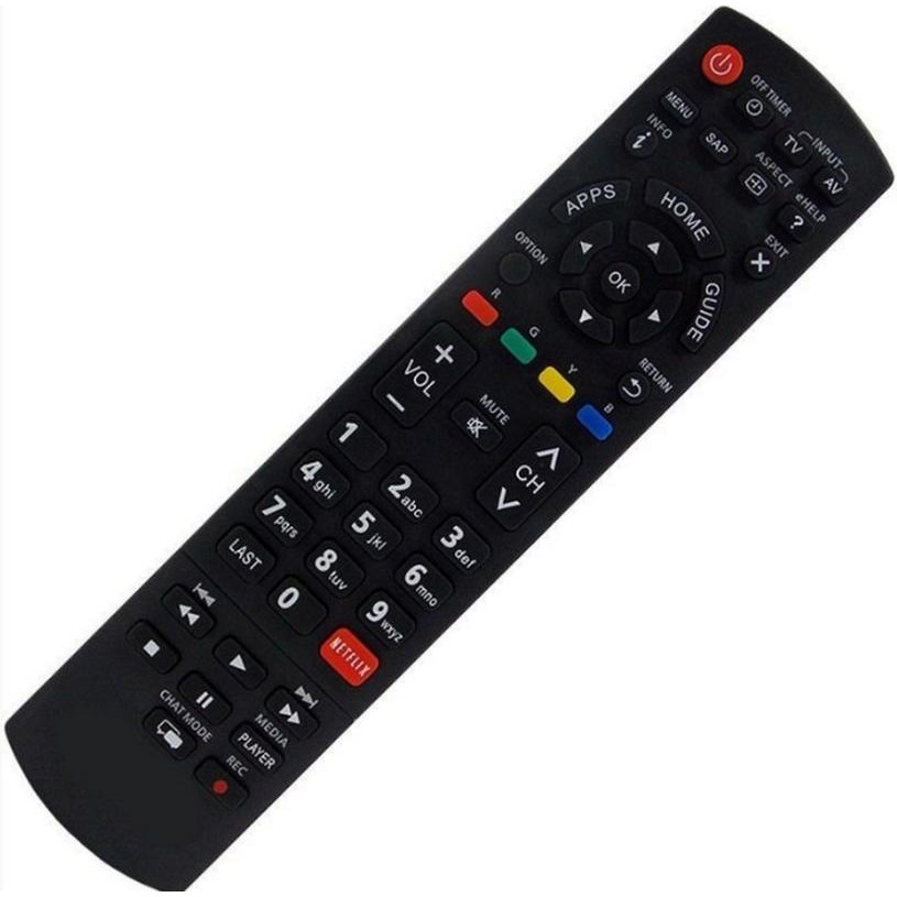 Controle Remoto Tv Lcd Led Panasonic Viera C/ Netflix