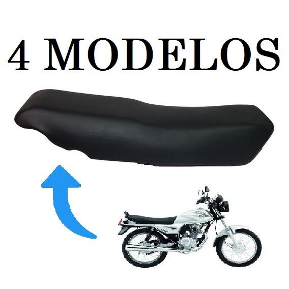 Capa Do Banco Sundown Hunter 125 - No Modelo Original Preta / Lisa / Antiderrapante / Fibra de Carbono