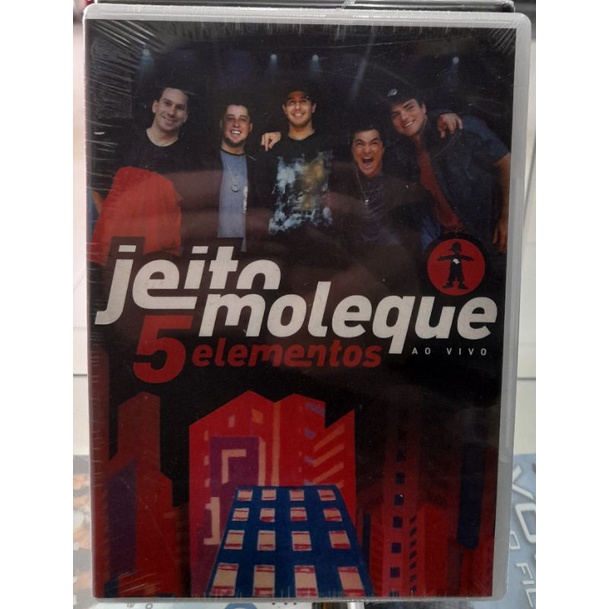 DVD-JEITO MOLEQUE-5 ELEMENTOS AO VIVO-LACRADO