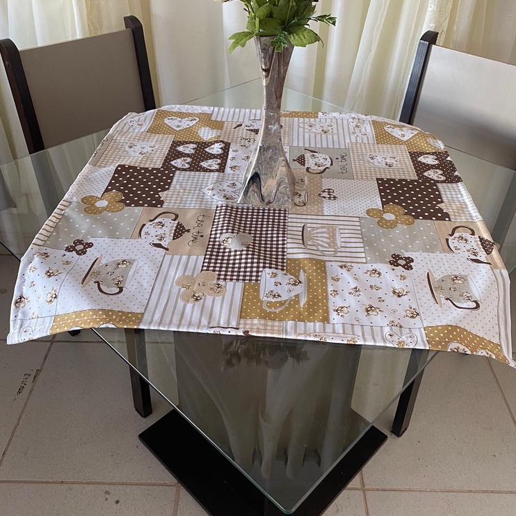 Toalha de Chá Cozinha Decoração Tecido Oxford Estampado