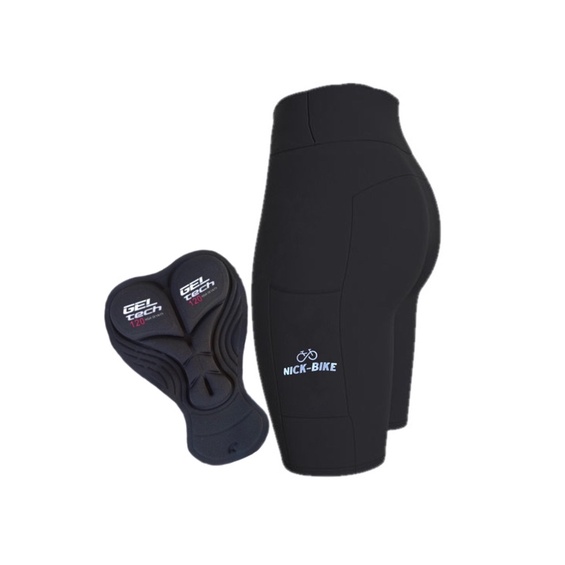 Bermuda De Ciclismo Ciclista Feminino Com Forro De Gel Pro Bike Densidade D120
