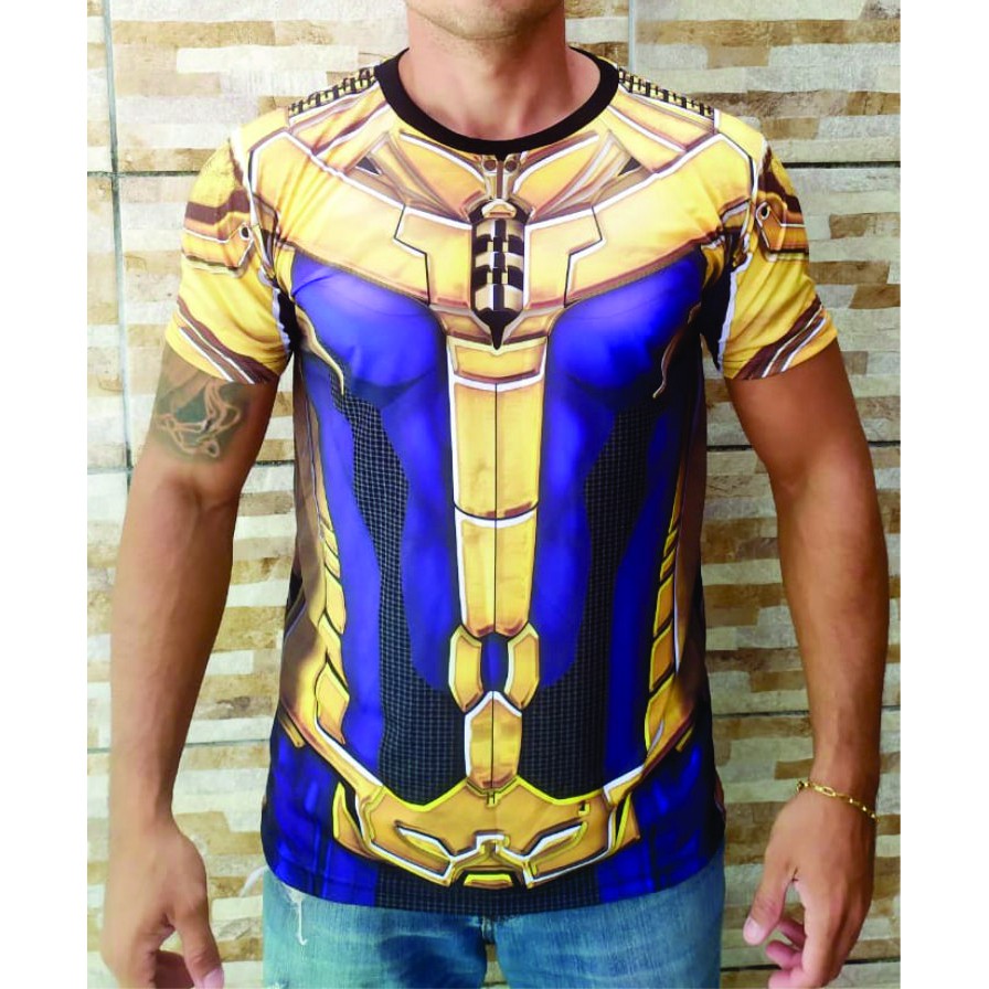 Anuncio fuerte traidor Camisa/ Camiseta Thanos Infantil e Adulta Personalizada dryfit | Shopee  Brasil