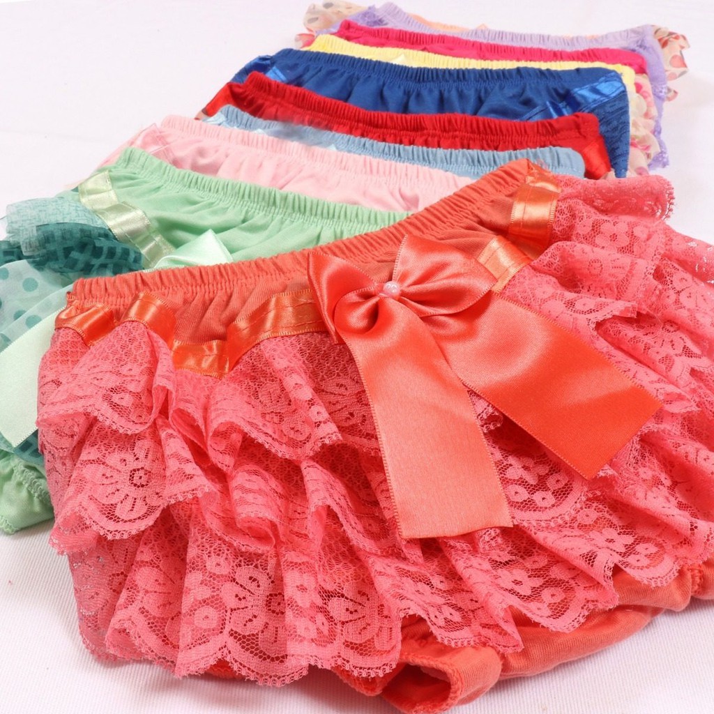 Calcinha Infantil Babado Cambraia Bunda Rica Frufru Renda Organza